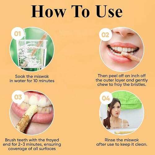 Sewak Al-Falah: Miswak (Traditional Natural Toothbrush) (10 Pack) by Sewak Al-Falah thumbnail 2