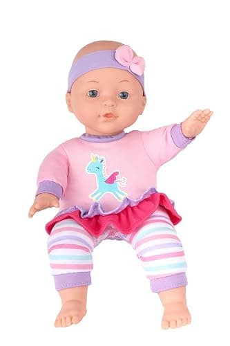Dream Collection, Baby Doll Care Gift Set with Stroller - Lifelike Baby Doll and Accessories for Realistic Pretend Play, Posable Soft Toy - 12” thumbnail 6