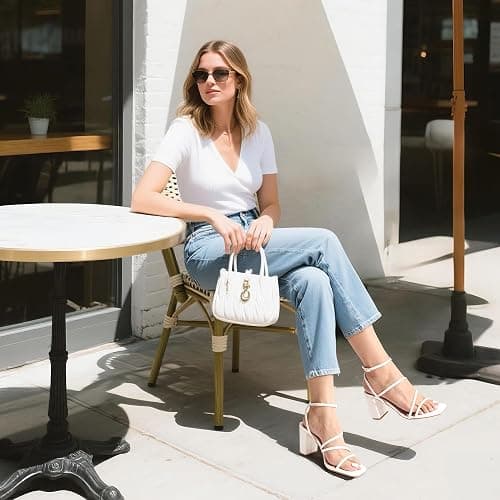 DREAM PAIRS Women's Heels Chunky Block Strappy Square Open Toe Ankle Buckle Heeled Sandals Wedding Party Dress Shoes Indie thumbnail 6