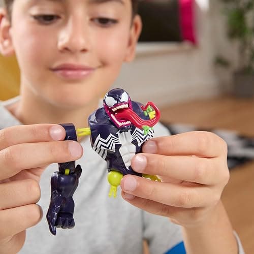 SPIDER-MAN Marvel MixMashers Venom vs. Venomized, Custom Action Figure & Accessories 2-Pack, 5-Inch-Scale Super Hero Toys for Kids Ages 4+ (Amazon Exclusive) thumbnail 5