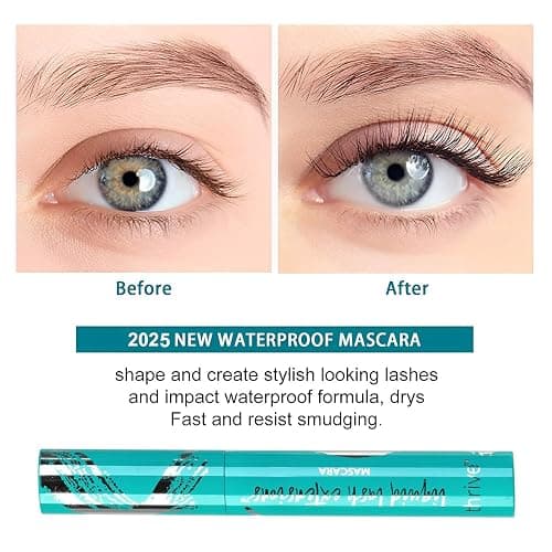Thrive Mascara Liquid Lash Extensions, Tubing Mascara Cosmetics Natural Volumizing Lengthening Eye Makeup, Waterproof & Smudge-Proof, Long-Lasting No Clumping (Black) thumbnail 2