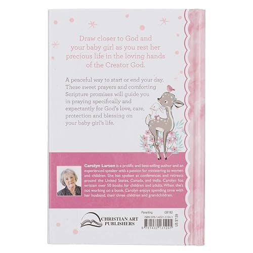 Prayers For My Baby Girl - 40 Prayers with Scripture Padded Hardcover Gift Book For Moms w/Gilt-Edge Pages thumbnail 2