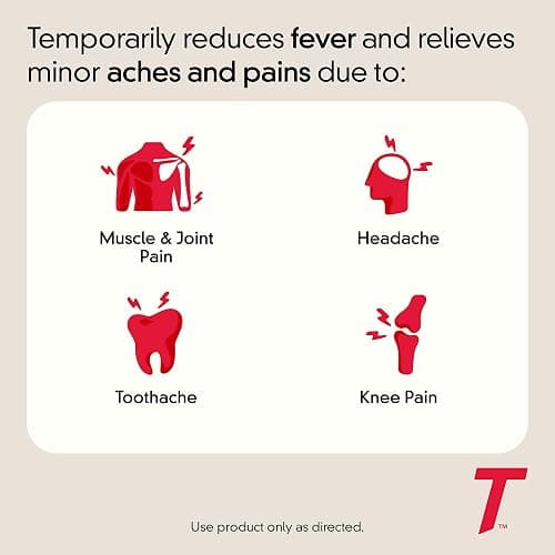 Tylenol Extra Strength Caplets with 500 mg Acetaminophen, Pain Reliever and Fever Reducer for Headache, Backache, Toothache & Minor Arthritis Pain Relief, 100 Count - 100 Count (Pack of 1) thumbnail 3