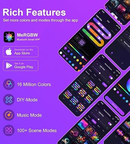 selfila Music Sync DIY Hexagon Lights - Smart APP and Remote RGB Wall Light Hexagonal Modular Gaming Light Honeycomb Shape Panels LED Lights for Bedroom Children Room Decor (8) thumbnail 5