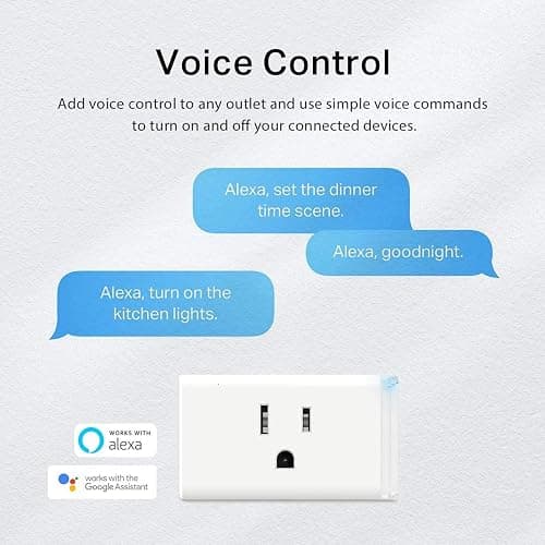 Kasa Smart Plug by TP-Link (HS103P4) 4-Pack and Kasa Smart Plug Power Strip (KP303) thumbnail 3
