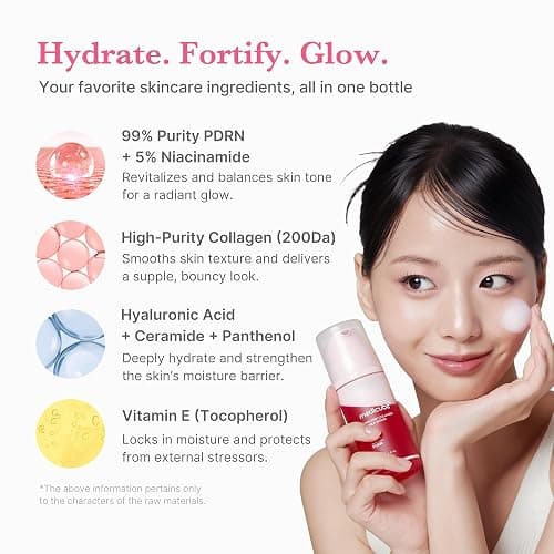 medicube PDRN Pink Collagen Bubble Serum | Bubble-to-Glow Firming Serum with 99% Purity PDRN & Low-Molecular Collagen | Lightweight, Fast-Absorbing Bubble Texture for Radiant, Plump Skin | 3.21 fl.oz thumbnail 3