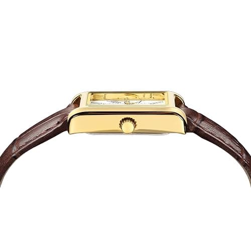 Roberto Marino RM1702 Women’s Watch – Japanese Quartz, Leather Strap, 3 ATM Water Resistant, Vintage Dress Style thumbnail 3