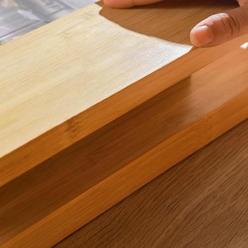 Sholramo Book Press - Bamboo Wood Bookbinding Press for Craft Enthusiasts - Anti-Slip Mat, Portable & Handmade Book Binding Tool (Book Press) thumbnail 6