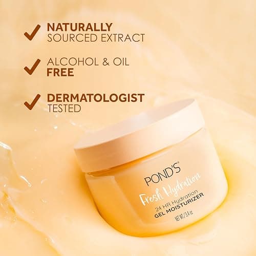 POND'S Orange Extract & Vitamin C Gel Face Moisturizer For Renewed and Luminous Skin, 3.4 oz thumbnail 3