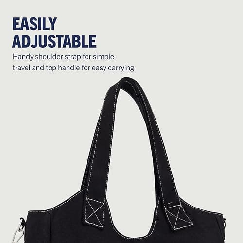 True Religion Women's Satchel Bag, Crossbody Purse Handbag with Horseshoe Logo Stitching thumbnail 5