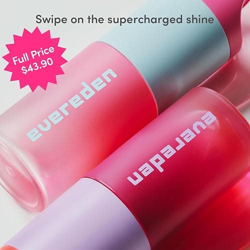 Evereden Kids Tinted Non Toxic Lip Gloss Kit: Ruby Red & Sakura Pink - Non Toxic Makeup Kit for Girls - Vegan Makeup for Kids - Hydrating Lip Gloss with Sunflower, Avocado & Grapeseed Oils thumbnail 4