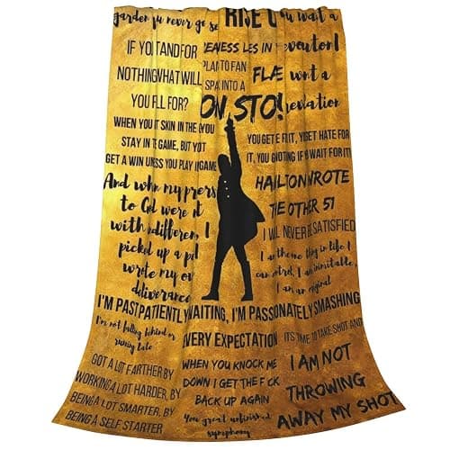 CUGJAJY Musical Blanket Musical Flannel Throw Blankets 60"X50" Cozy Blanket Sofa Living Room Decor Music Lover Gift thumbnail 5