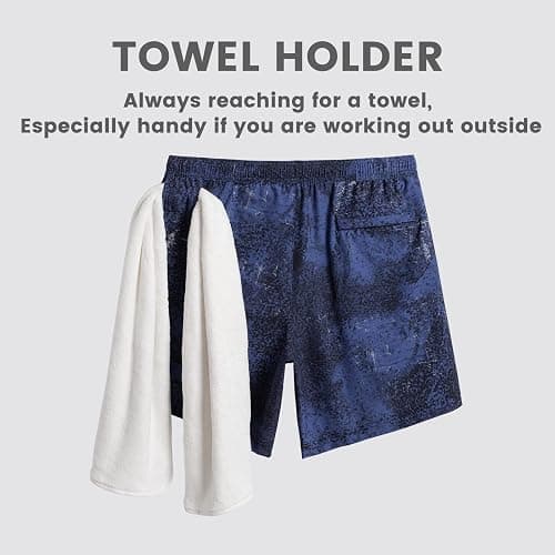 maamgic Gym Shorts for Men 7 inch Inseam with Liner Stretch 2 in 1 Workout Shorts Men Quick Dry Athletic Running Shorts thumbnail 3