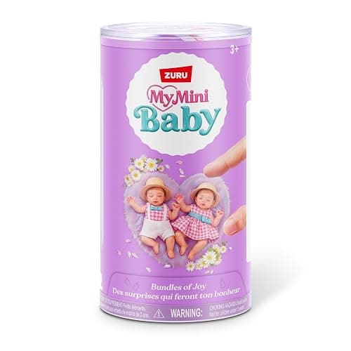 5 Surprise My Mini Baby Series 2 By ZURU, Collectible Mystery Capsule, Toy for Girls, Realistic Miniature Baby, Playset and Accessories (2 Capsules) thumbnail 8