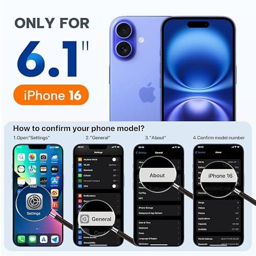Miracase Silicone & Magnetic for iPhone 16 Case, Sand Pink | Compatible with MagSafe, Anti-Scratch Microfiber Lining, Liquid Silicone Case Shockproof Drop Protection Phone Case for 16 thumbnail 8