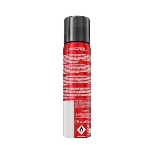 L'Oreal Paris Infallible 3-second Setting Spray, Long-Lasting Fixing Spray for Face, lightweight micro mist non-sticky, transfer proof, sets makeup for up to 36 Hour, 75ml (Pack of 2) thumbnail 3