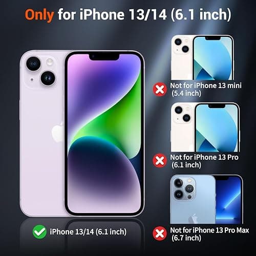 SUPFINE Magnetic for iPhone 14 Case & iPhone 13 Case (Compatible with MagSafe)(Military Grade Drop Protection) Slim Translucent Matte Shockproof Phone Cover,Antique White thumbnail 2