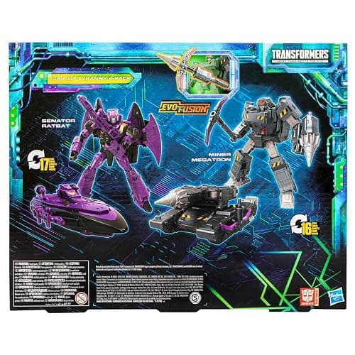 Transformers Toys Legacy Evolution Miner Megatron & Senator Ratbat Rise of Tyranny 2-Pack, 7-inch, Action Figures for Boys and Girls Ages 8 and Up (Amazon Exclusive) thumbnail 5