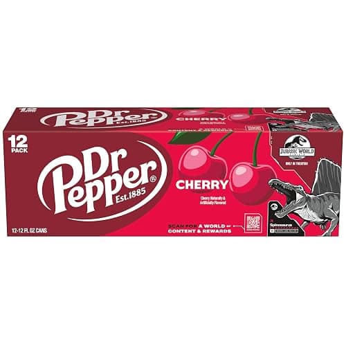DR PEPPER - CHERRY, 12 OZ, 12 PK - Cherry - 12 Fl Oz (Pack of 12) thumbnail 5
