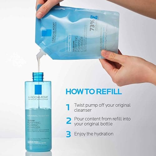 La Roche-Posay Toleriane Purifying Foaming Facial Cleanser, Oil Free Face Wash for Women & Men with Niacinamide + Ceramides, Pore Cleanser Safe For Sensitive Skin, Won’t Dry Out Skin, Soap Free thumbnail 7