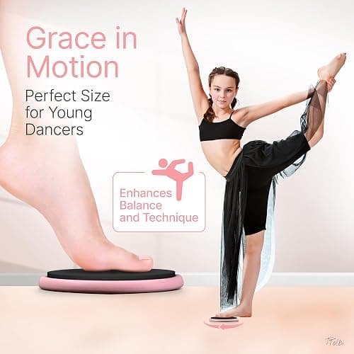 Premium Turning Boards for Dancers – Improve Spins, Technique & Balance, Ideal Turn Board for Ballet, Dancing & Figure Ice Skating, Portable Spin Disc for Dance & Spinner Disk Training Equipment thumbnail 3