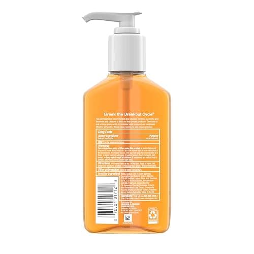Neutrogena Oil-Free Acne Face Wash, Breakout Prone Skin Facial Cleanser with 2% Salicylic Acid Acne Treatment for Face, 9.1 fl. oz thumbnail 9
