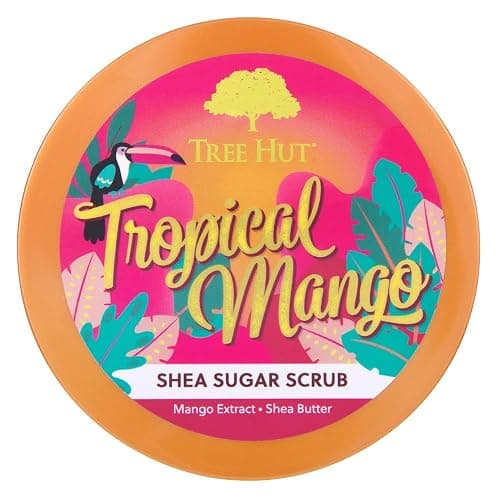 Tree Hut Tropical Mango Shea Sugar Scrub, Mothers Day Gifts, Exfoliating, Hydrating & Moisturizing Body Scrub with Shea Butter & Nourishing Essential Oils, Smooth & Soften Skin, 18 oz thumbnail 2