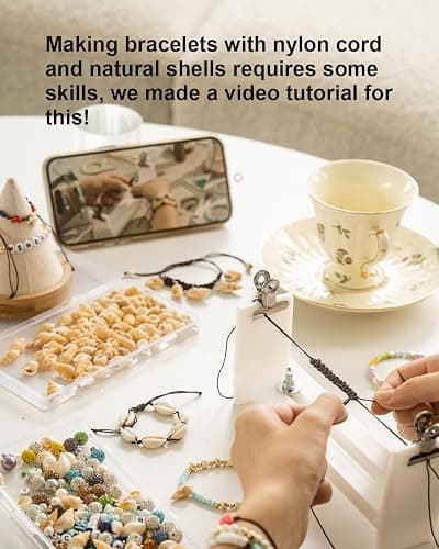 DoDoBeads 100 Pcs Natural Cut Oval Seashells for Crafts, Jewelry Making, and Hair Adornment - with Holes for Easy Use thumbnail 6