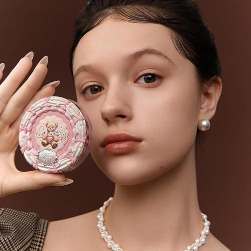 Flower Knows The Sweetie Bear 4-Color Concealer Palette,Highlihter Correct Contour Face Maekup,Blendable,High-Coverage & Crease-proof,Buildable All-Day Wear Compact,0.23 Oz(01 Strawberry Chocolate) thumbnail 7