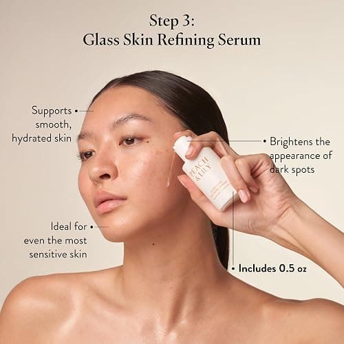 Peach & Lily - Glass Skin Discovery Kit (4 Products) - 1 Cleanser, 1 Essence, 1 Serum & 1 Cream - Skin Care Set - Acne Routine - Travel Essentials - Self Care - Vegan & Cruelty Free - Korean Beauty thumbnail 5