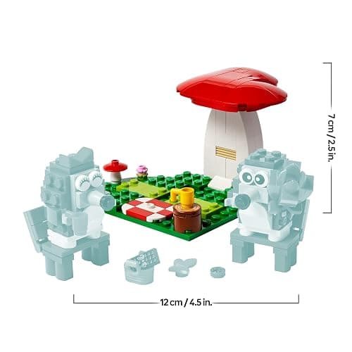 LEGO l'Appuntamento Romantico dei Ricci, Giochi Creativi per Bambini e Bambine da 8 Anni in su, con 2 Animali Giocattolo, un Fungo e una Base a Forma di Cuore, Idea Regalo di Compleanno 40711 thumbnail 3