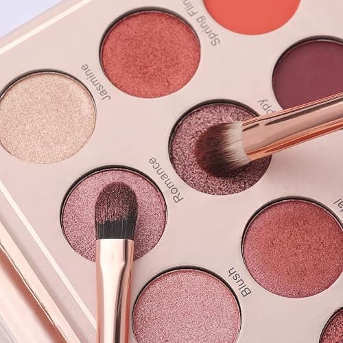 Eye Makeup Brush Set, 6 Pcs Professional Blending Eyeshadow Makeup Brushes for Concealer Eyebrows Eyeliner, Soft Hairs & Wood Handle thumbnail 6