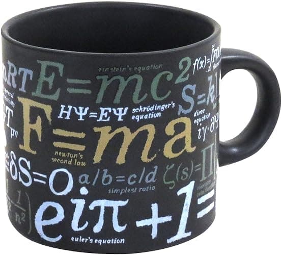 The Unemployed Philosophers Guild Math Mug - Sip Your Coffee While Learning Famous Mathematical Formulas and Equations, Comes in a Fun Gift Box, 14oz thumbnail 6
