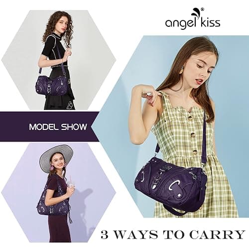 Angelkiss Hobo Purses and handbags for Women Satchel Handbag Women Purses Large Daily Shoulder Bags thumbnail 6