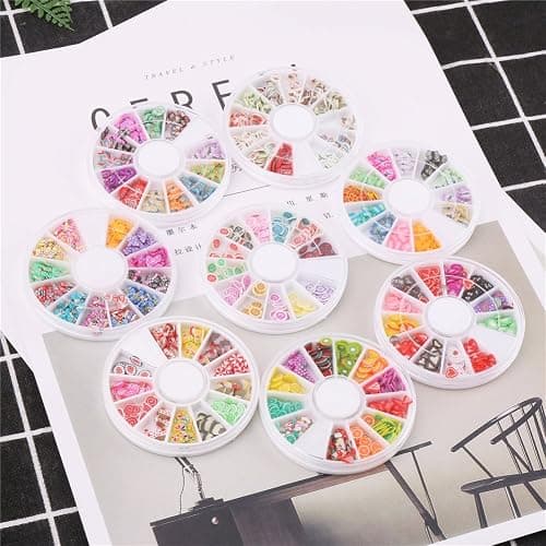 DECORA 8 Cases of Fruit Cake Flower Animal Slices Perfect for Sticking to Slime, DIY Crafts, Nail Art and Decoration thumbnail 2