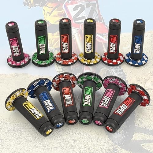 7/8" Motorcross Handle Grips Dirt Bike 22mm 24mm Truster Grips Motorcycle Ergonomic Bar End Non Slip Grip Gel Gep Scooter Cruiser Racing Mountain thumbnail 3