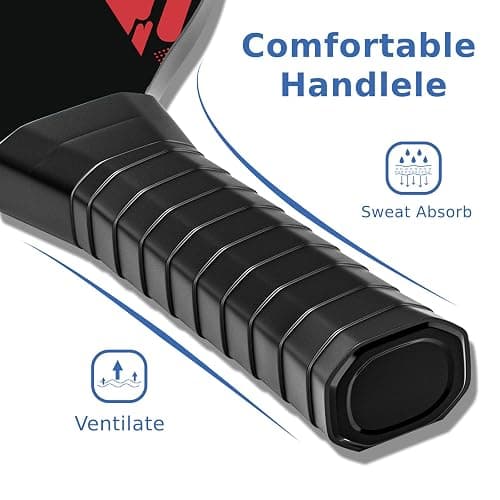 AOPOUL Pickleball Set with 4 Premium Wood Paddles, Cushion Comfort Grip, 4 Cooling Towels, 4 Pickleball Balls & Carry Bag, Pickle Ball Paddle for Men Women thumbnail 3