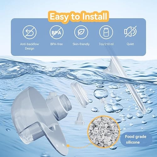 Hands Free Breast Pump Wearable MY-375 - Strong Suction, Low Noise, Portable Electric Breast Pump with 4 Mode & 12 Levels - 19/21/24mm Insert/Flange, 2 Pack (White) thumbnail 6