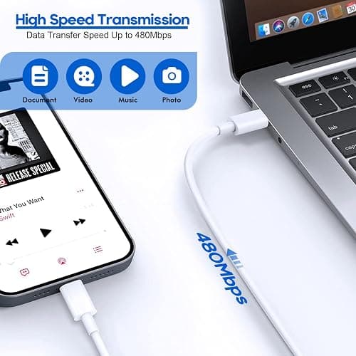 Fast iPhone Charger, iPhone Charger Fast Charging 2Pack Quick Chargers 6ft Long USB C to Lightning Cable Quick Charging Cord USB Charge Block Adapter for iPhone 14 Plus/14 ProMax/13 Mini 12/11/XS/iPad thumbnail 5