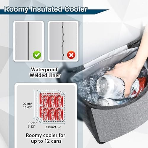 MARKSIGN Deluxe Trunk and Backseat Organizer for Medium or Large Size SUVs & RVs, Detachable Storage Modules with Built-in Cooler, Patent Pending thumbnail 4