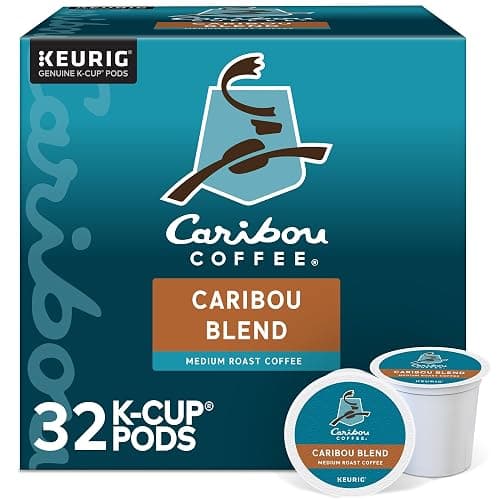 Caribou Coffee Caribou Blend, Keurig Single-Serve K-Cup Pods, Medium Roast Coffee, 32 Count(Pack of 1) - Image 1