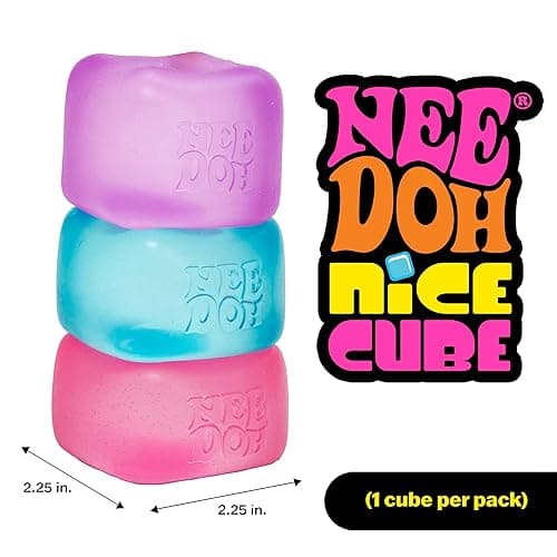 Schylling NeeDoh Nice Cube -Sensory Squeeze Toy with Super Solid Squish - 2.25" Cube thumbnail 3