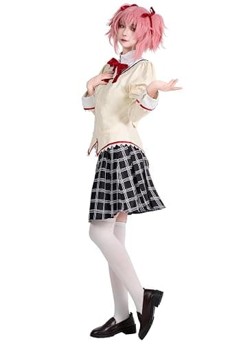 OSIAS Puella Magi Madoka Magica Kaname Madoka Uniform Cosplay Costume thumbnail 2