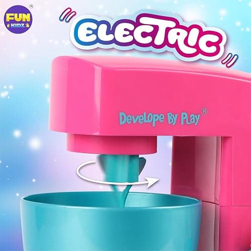 Electric Slime Mixer Machine Kit for Kids, FunKidz Twist Mixing Glue and Activator to Making Slime Automatic Craft Toy for Girls Ages 8-12 Boys Gifts thumbnail 4