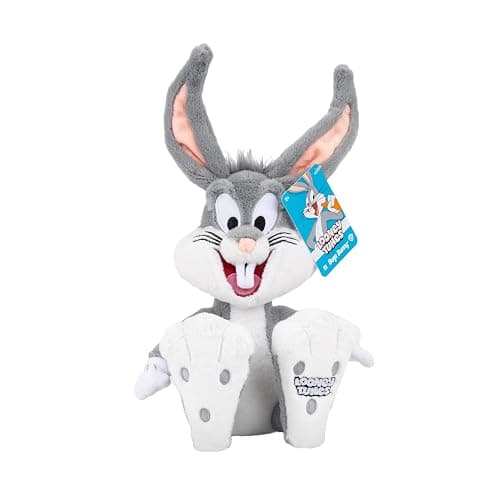Jazwares Warner Bros. Discovery Looney Tunes, 8-Inch Bugs Bunny Plush - Super-Soft and Huggable Plush Toy - Official Licensed Plush - for All Ages thumbnail 5
