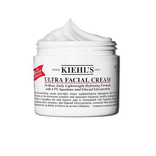 Kiehl's - Ultra Facial Cream Daily Moisturizer with 4.5% Squalane | Face Cream for Long-Lasting Hydration & Moisture - Fragrence Free & Suitable for All Skin Types - Image 1