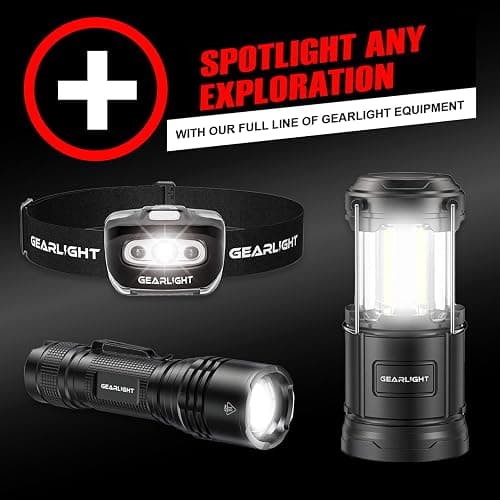 LED Flashlight High Lumens, Mini Tactical LED Flashlight 2 Pack, 5 Modes Zoomable Beam, Battery Powered (Batteries Not Included) for Camping, Hunting, Home & Emergency, Compact Small LED Flashlight thumbnail 9