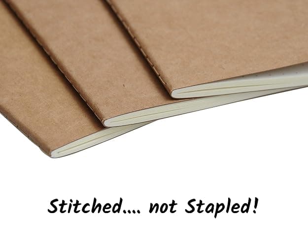 Wanderings Assorted Blank/Lined/Dotted Regular Size Travelers Notebook Inserts | 4.25" x 8.25"/11cm x 21cm | 100gsm Paper /180 pages | Travelers Notebook Refills for Journals, Diaries, Planners thumbnail 7