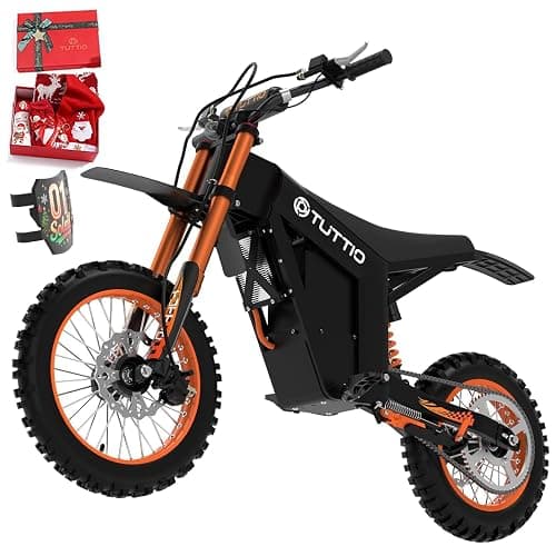 Tuttio Soleil01 Electric-Dirt-Bike for Teens Adults, 14"/12" Fat Tire 2000W Electric-Motorcycle with 48V 21AH Battery Ebike 37MPH Hydraulic Brakes Mountain Off-Road EBike Fit Age 13+ - Image 1