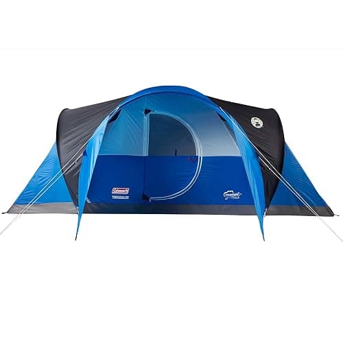 Coleman Montana Camping Tent, 6/8 Person Family Tent with Included Rainfly, Carry Bag, and Spacious Interior, Fits Multiple Queen Airbeds and Sets Up in 15 Minutes thumbnail 2